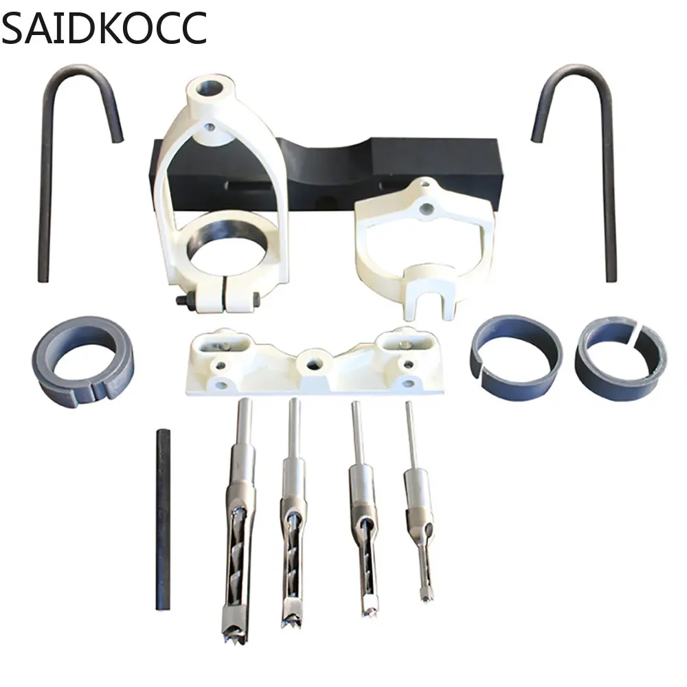 

Square Machine Accessory Set DIY Drill to Machine Conversion Tools Kit Utility Woodworking Tool