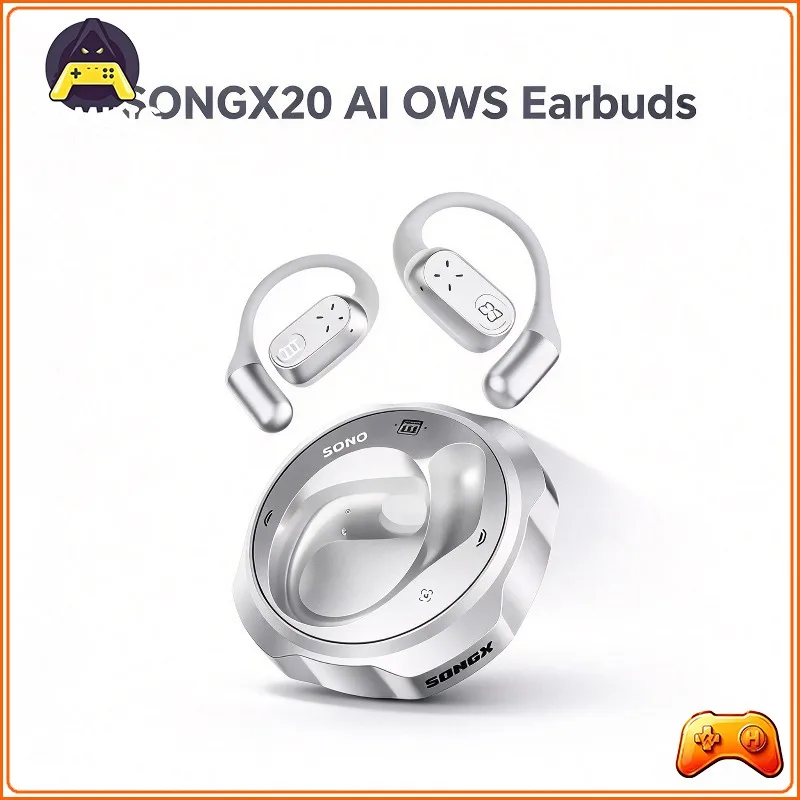 SONGX20 Open Ear Wireless Bluetooth Earbuds 2026 New Official Authentic AI Translation Sport Headphones HiFi High Quality Sound