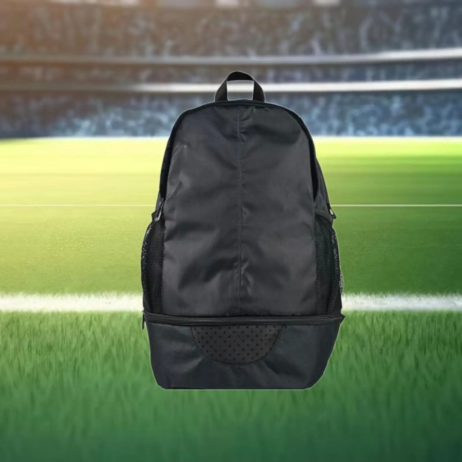 Soccer Backpack Sports Bag Rucksack Large Capacity Breathable with Shoe Compartment Football Backpack for Outdoor Basketball