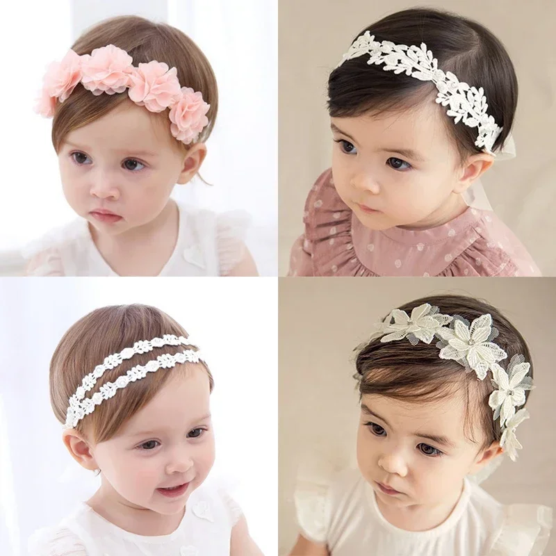 

Baby Headband Flower Girls Bows Toddler Hair Bands for Baby Girls Kids Headbands Turban Newborn Hearband Baby Hair Accessories