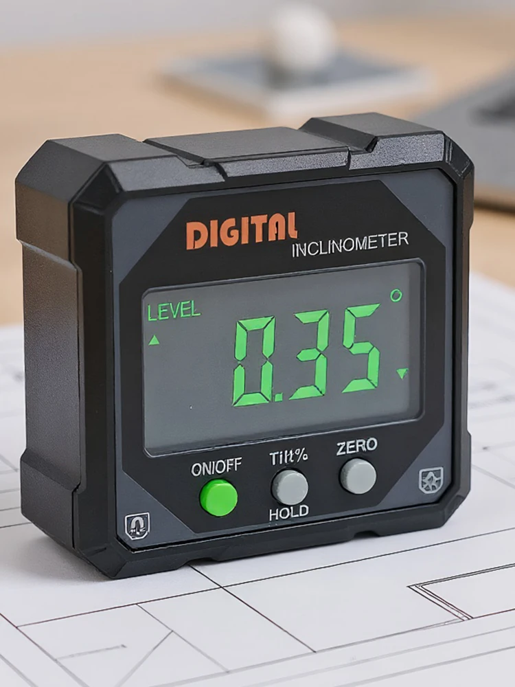 

Магнитный угломер с 4 сторонами, LED-экраном, для настольной пилы, измерительный инструмент для деревообработки, износостойкий, с подвесным уровнем