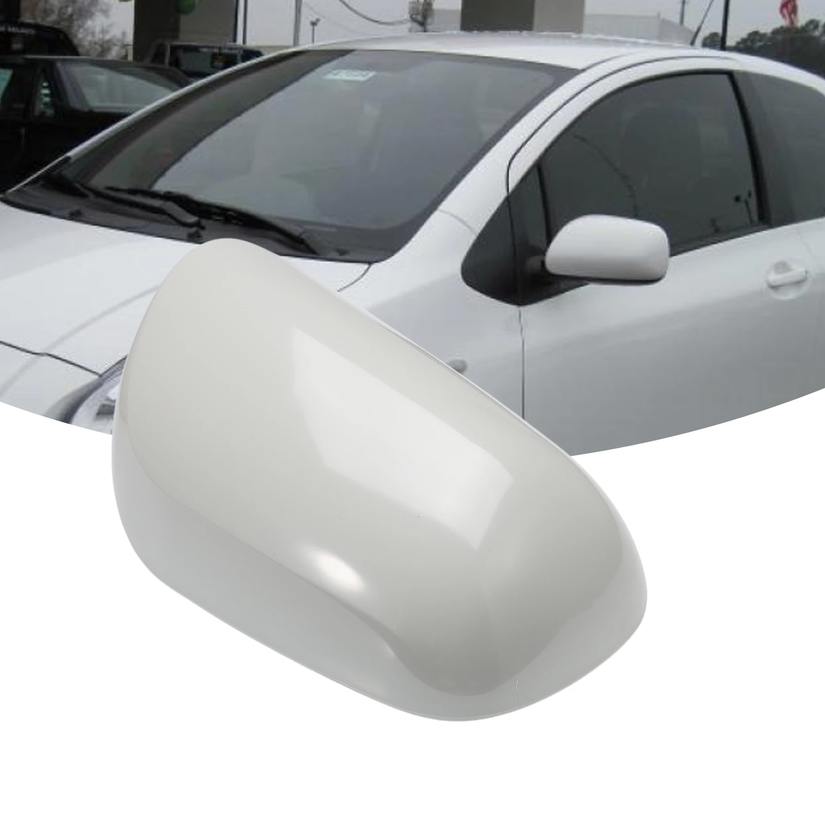 Car Right Passenger Side Car Rearview Mirror Side Mirror Cap for Toyota Yaris 2006