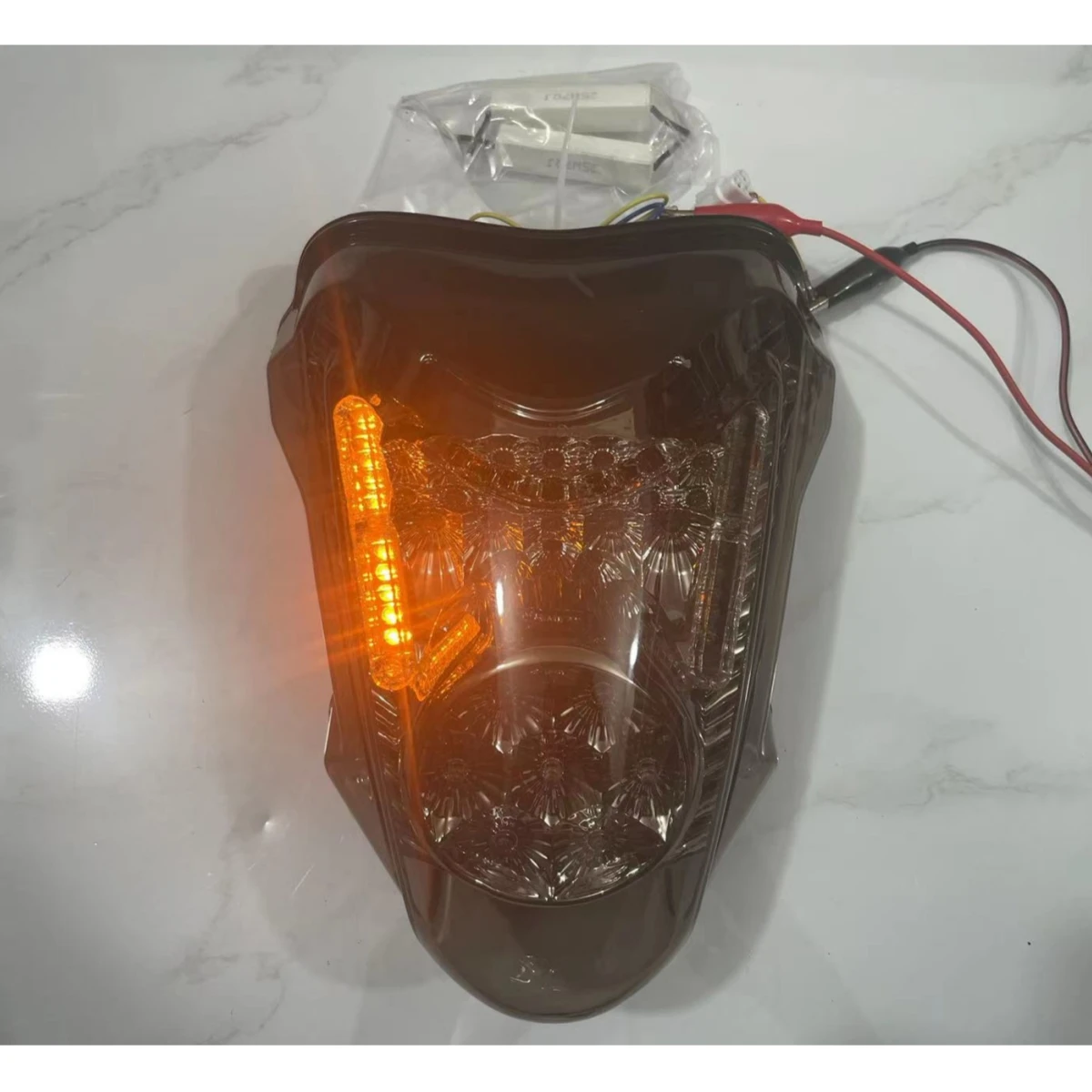 For Suzuki GSXR1300 GSX-R1300 Hayabusa 2008-2013 2009-2010 2011 2012 Rear Tail Light Brake Turn Signals Integrated LED Light