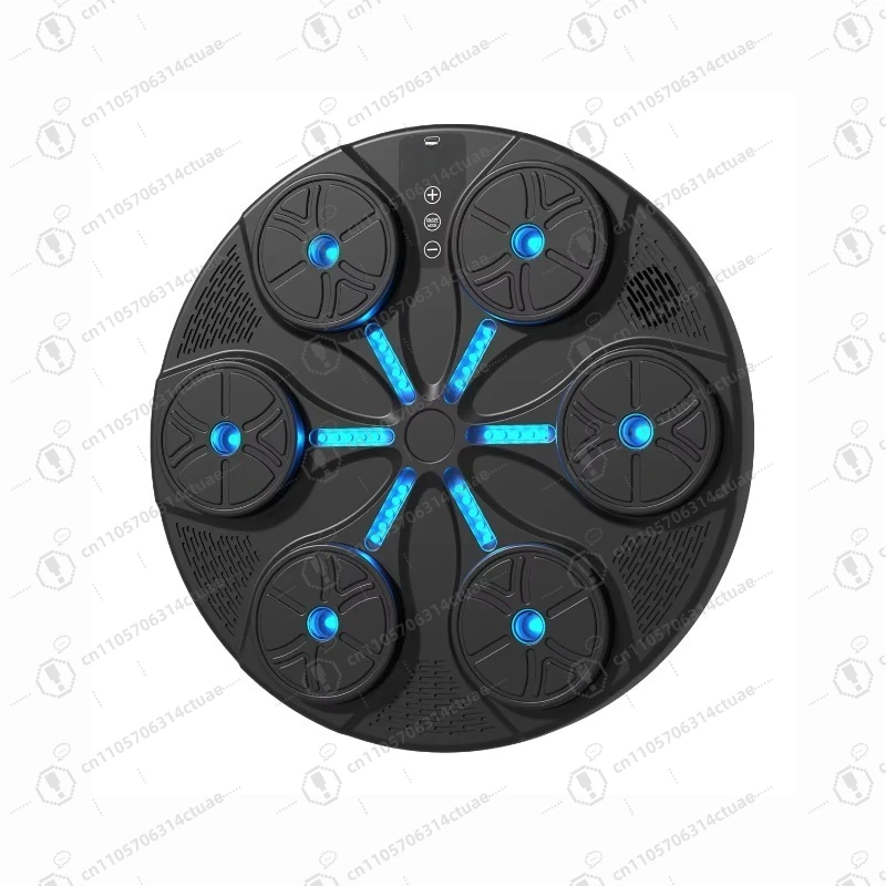 Saco de boxeo electrónico montado en la pared de gran tamaño: entrenador de boxeo musical interactivo para práctica de fitness y combate en el hogar