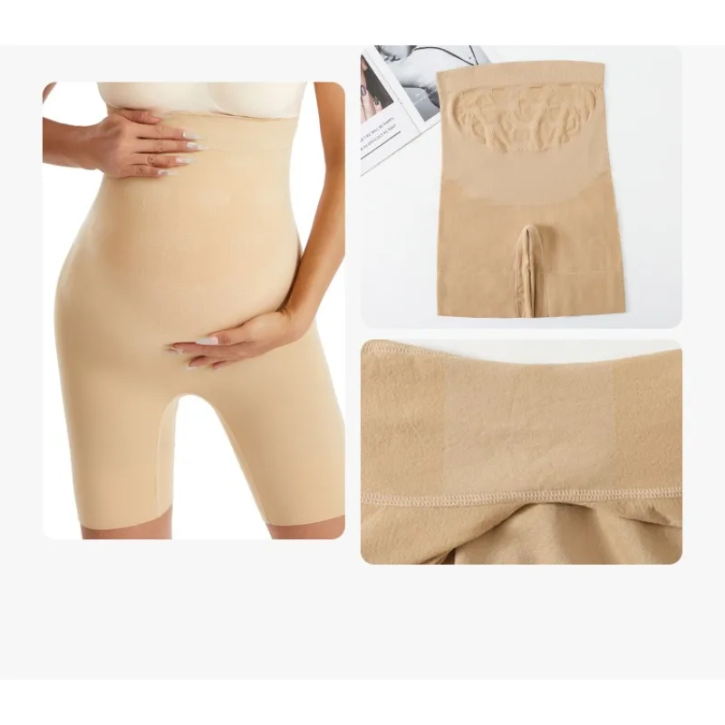حجم كبير ارتفاع الخصر البطن دعم السراويل بعد الولادة ملابس داخلية طماق بلون السلامة غير وسم السراويل الأمومة الملابس الداخلية