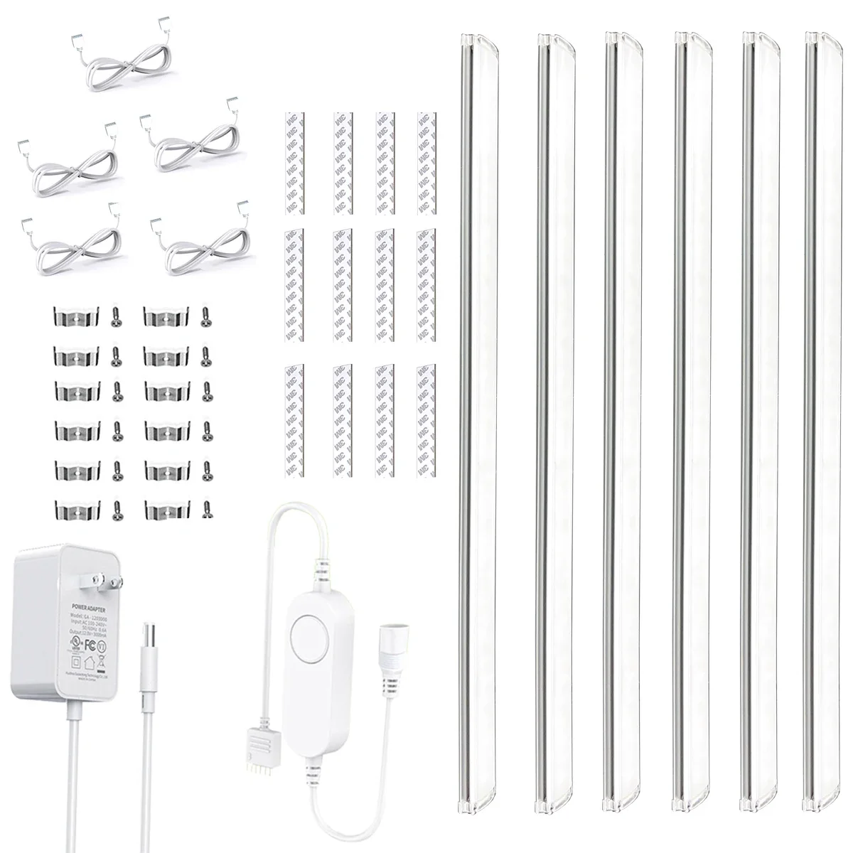 DC12V Tuya Zigbee 3,0 debajo del gabinete Kit de luz LED inteligente RGB/CCT luz nocturna regulable para decoración de cocina dormitorio aplicación/Control de voz