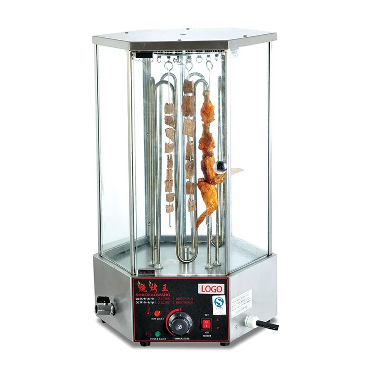 Sokany Energetic Barbecue Electric Oven Smokeless Bbq Automatic Rotating Skewer Grilled Kebab Machine Grill Rotisserie