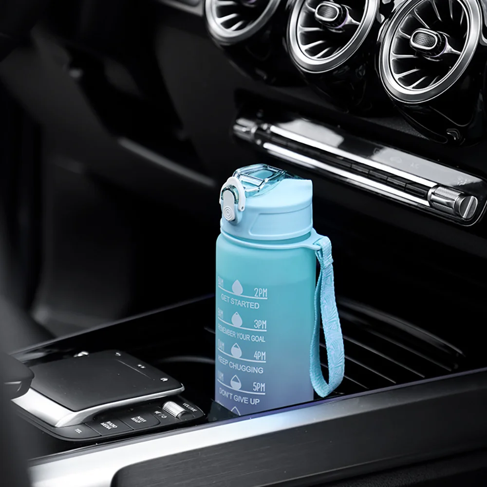 900ml cor gradiente copo de ág - Smart Water Bottle Tracker avaliação e preço