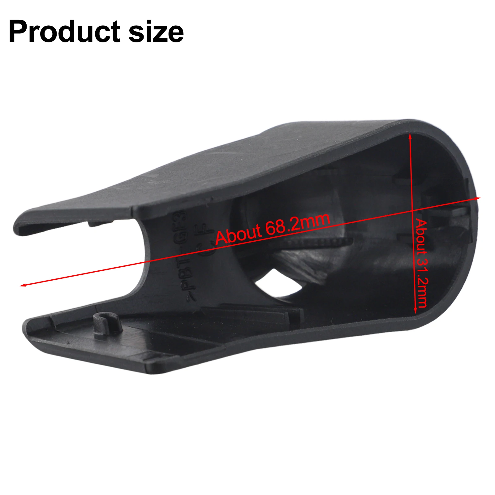 

Car Accessory Installation Rear Wiper Cap Nut ABS Cap Nut N A Black Stable Wiper Performance Long-lasting Usage