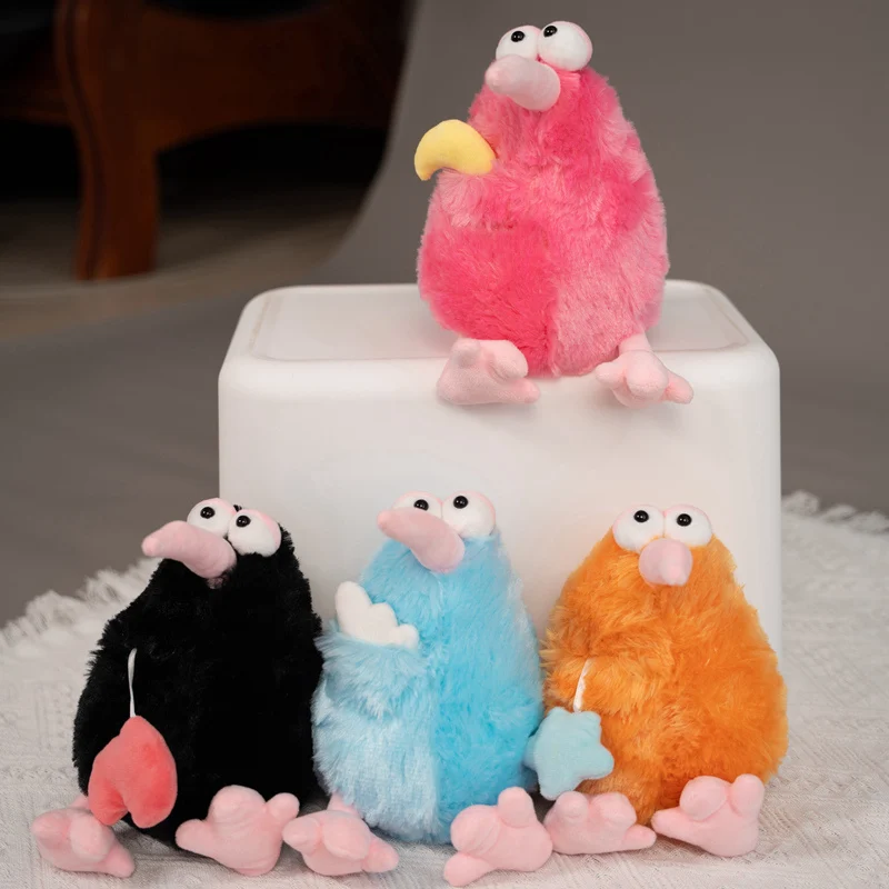 

Adorable Kiwi Bird Plush Doll, Soft Fluffy Kiwi Stuffed Toy with Long Beak for Collectors and Gifts.