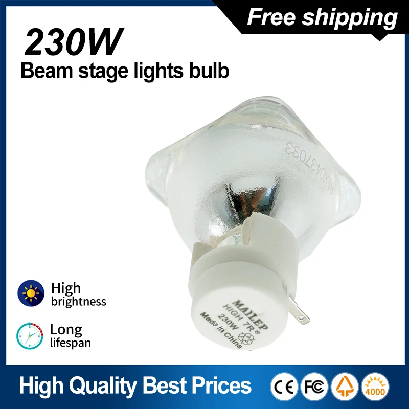 High quality 7R 230W lamp moving beam P-VIP 230/1.0 E20.8 for Mailepu 100% new Compatible beam lamp bulb