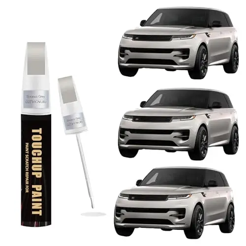 Borasco Grey(2273/1CN/LIB) Car Paint Touch Up Pen Compatible with Landrover,Automotive Scratch Remover for Nicks & Chips Repair