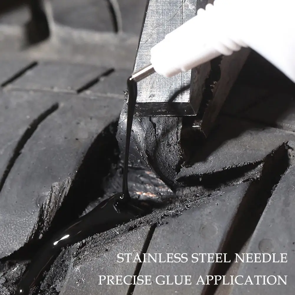 Tire Repair Rubber Rubber Special Repair For Tire Wall Cracks And Scratches Black Soft Rubber Strong Wear-resistant Adhesive