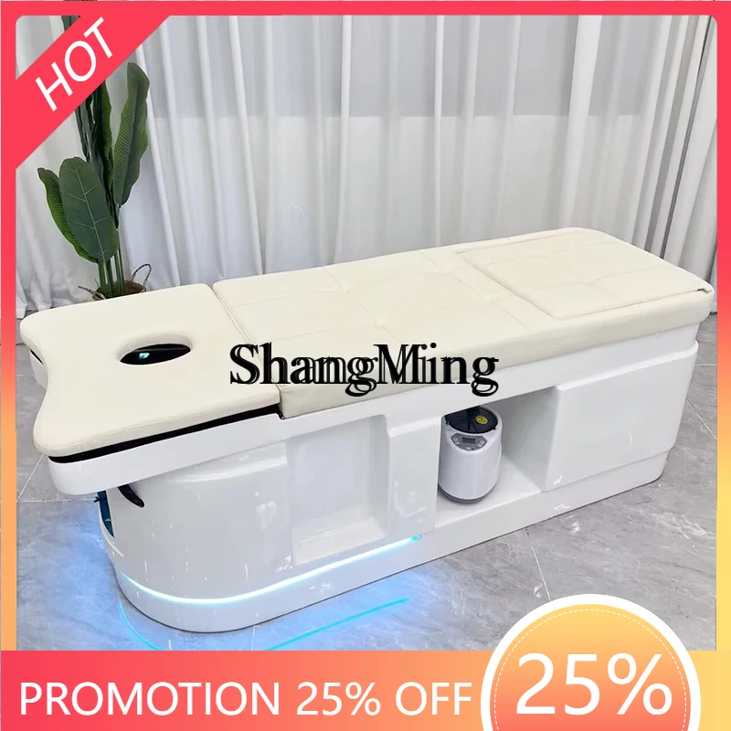 

CL fiberglass shampoo bed barber shop special flat beauty salon water circulation massage bed