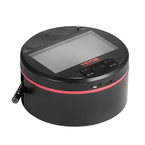 

VEVOR Borescope Triple Lens Endoscope Camera with 4.3' IPS Screen 8 + 2 Lights