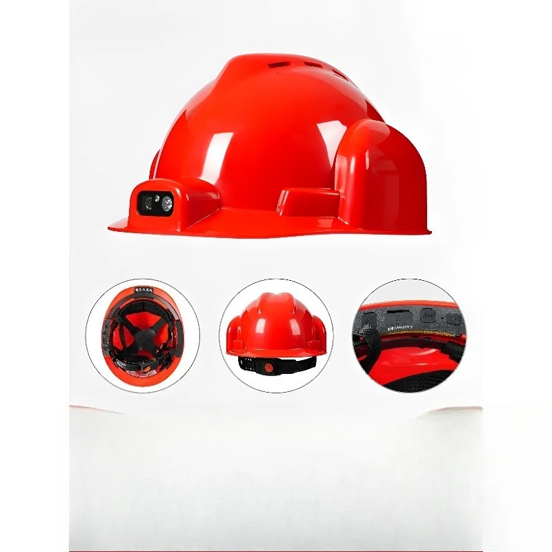 Smart helmet video stabilizer camera real-time positioning alarm voice underground coal mine