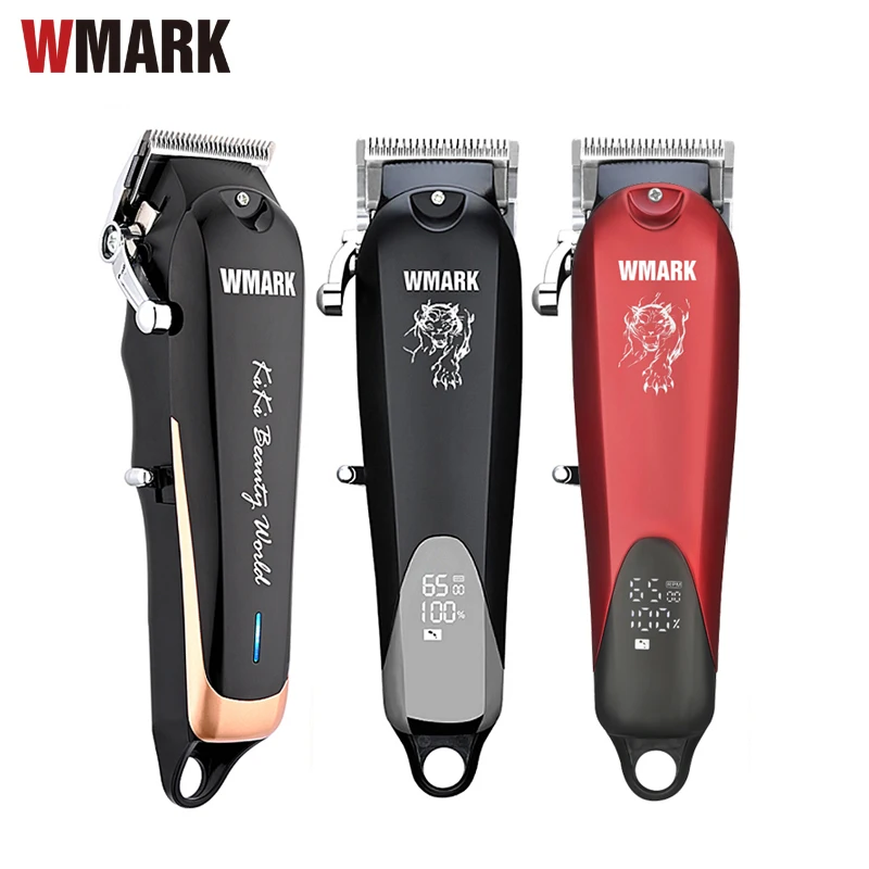 WMARK-cortadora de pelo profesional Magic NG-103plus 103B, máquina para cortar cabello con cuchillas que se desvanecen, con dientes escalonados