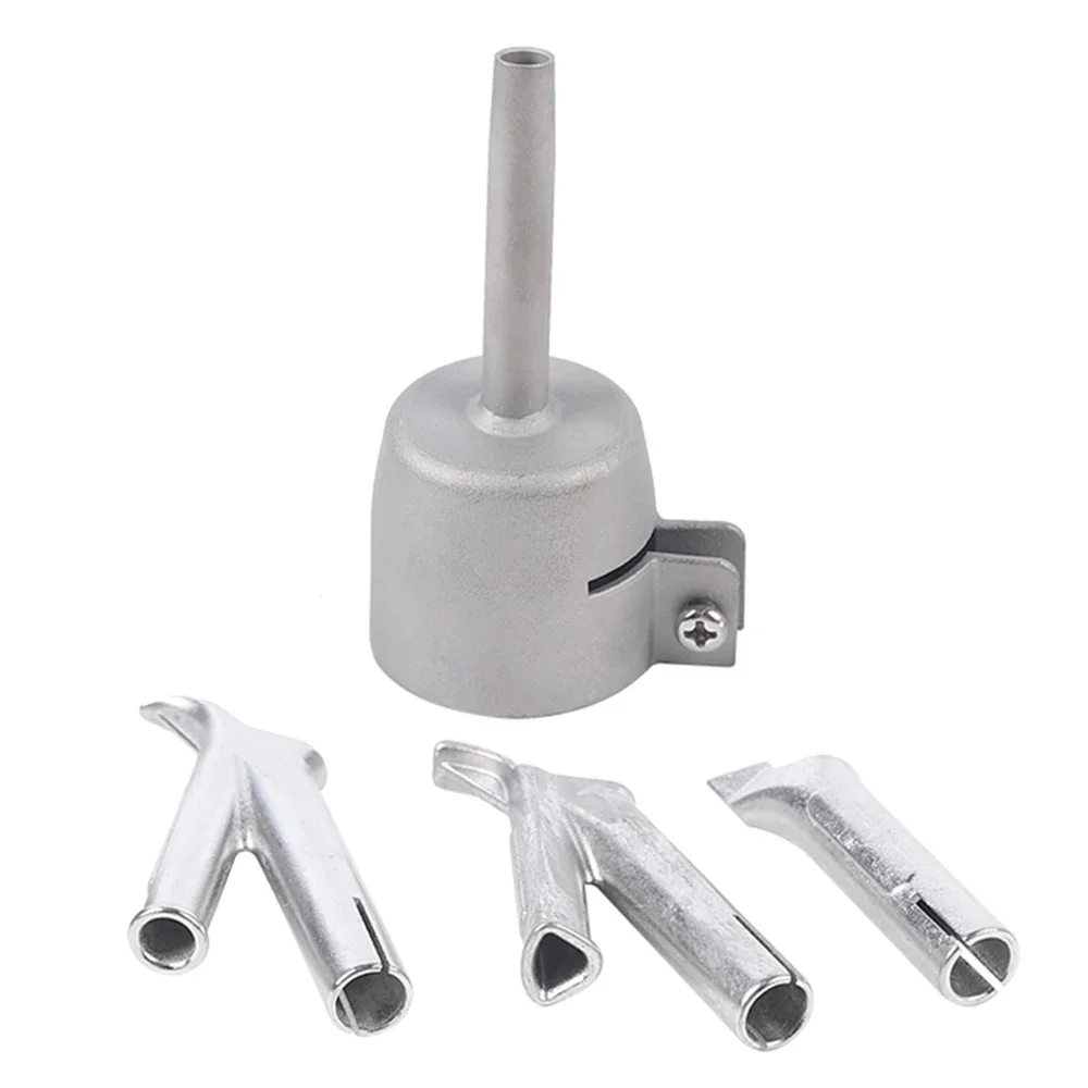 Titanium Alloy Welding Mouth Speed Weld Tip Welder Silver Nozzle Tool  Plastic Hot Air Standard 4pcs/Set