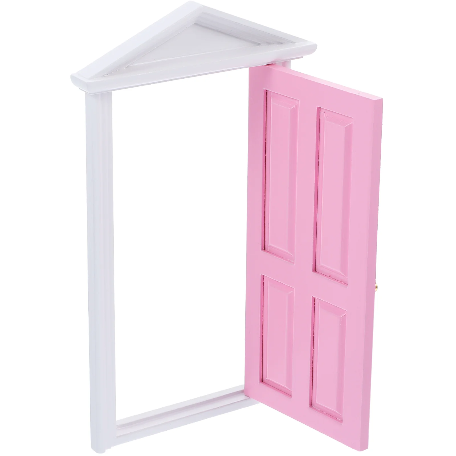 

Craft Windows and Doors Mini House Accessories Furniture Wooden Model Fairy for Wall Bamboo