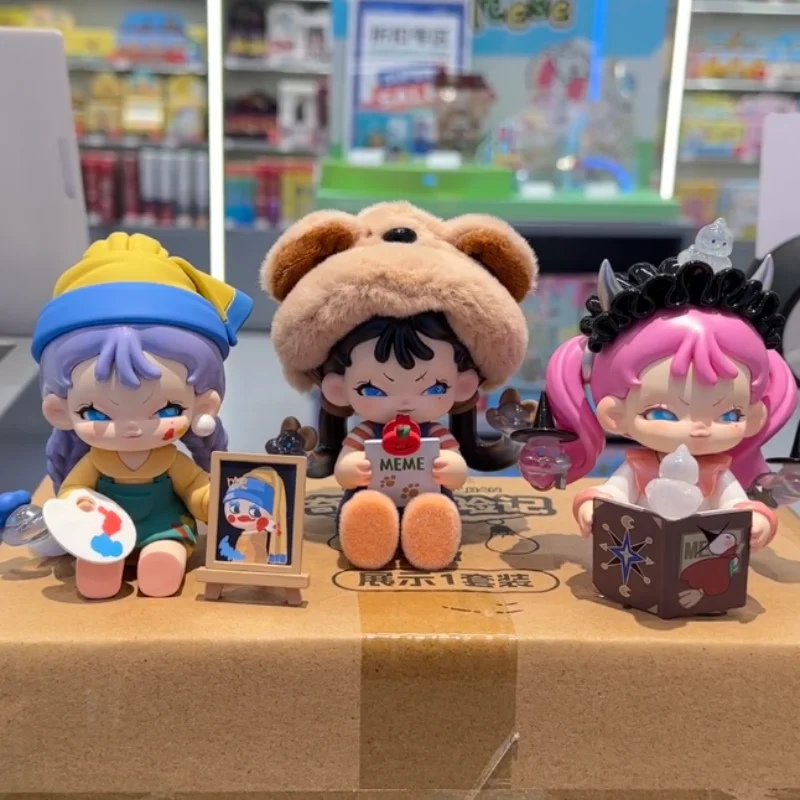 

Hot In Stock MEMESOO Girl's Quirky Diary Series Blind Box Kawaii Home Bed Anime Action Figure Decoration Christmas Toys Gifts
