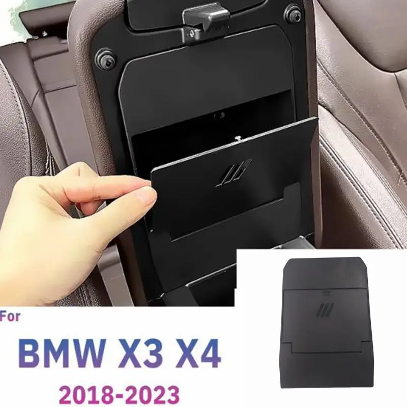 

Для BMW X3 G01 X4 G02 2018-2024 X3M X4M 2021-2023 Скрытый ящик для хранения подлокотника для хранения интимных предметов Органайзер X3 Аксессуары