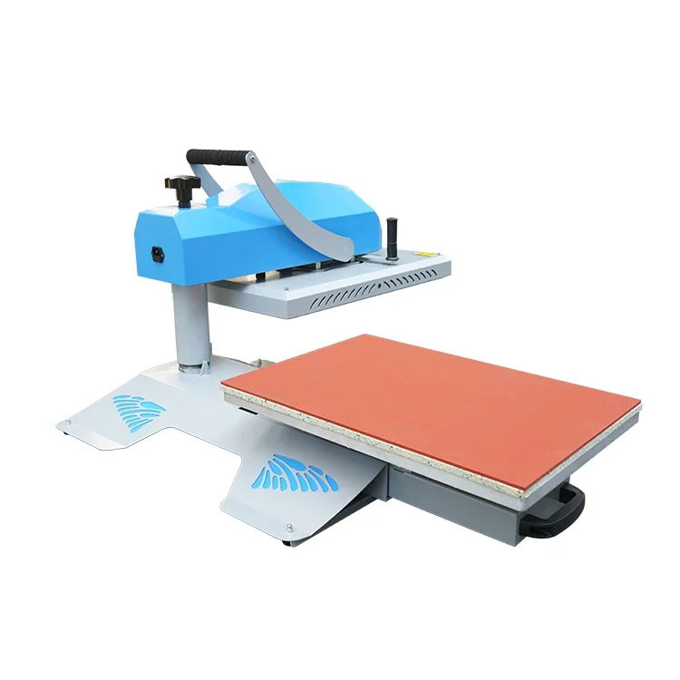 Flatbed Manual Rotary Heat Press machine 40*60cm Heat DTF Printer