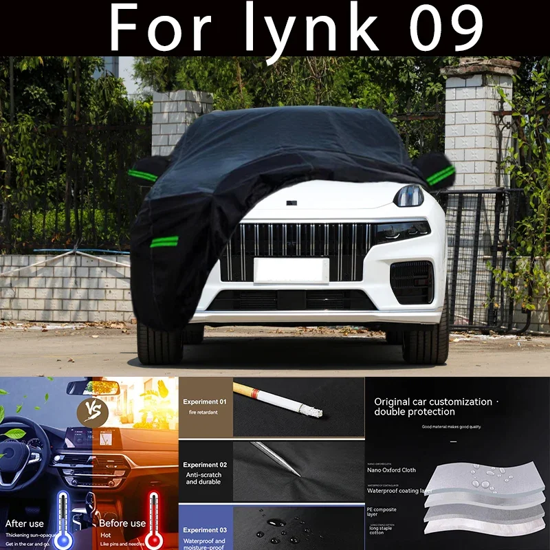 

For lynk 09 Outdoor Protection Full Car Covers Snow Cover Sunshade Waterproof Dustproof Exterior Car accessories