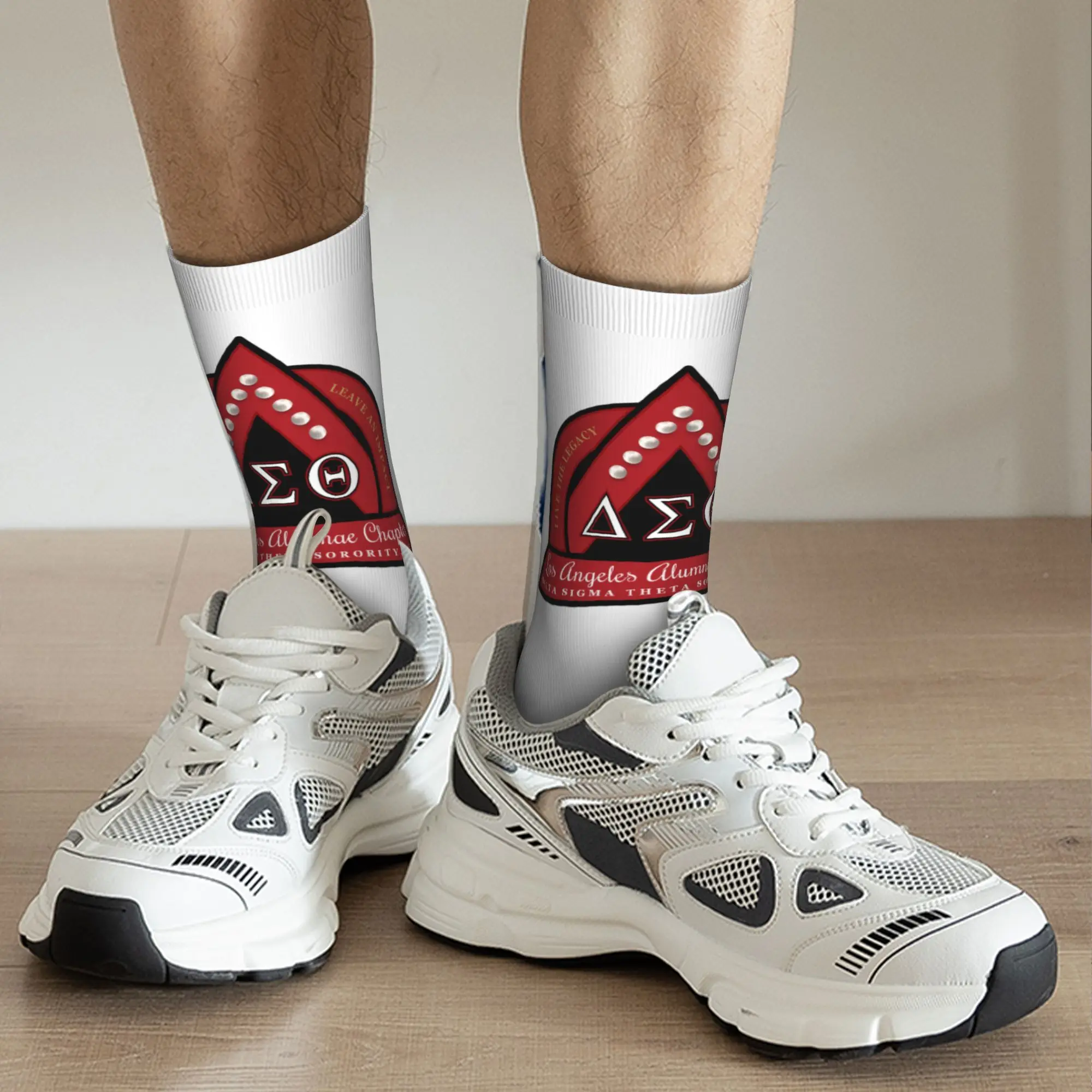 Custom Harajuku Tillman_dst_laac main logo Socks Men Women Warm 3D Printing  Sports Football Socks view 5