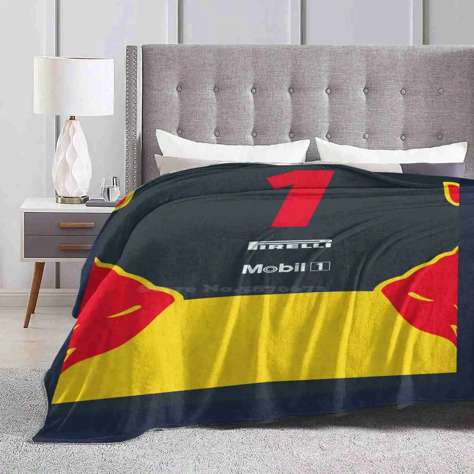 No 1 World 2021 Best Selling Room Household Flannel Blanket Monaco Grand Prix Sparks Aston Racing Max 33 33 Mad Max Nose Cone