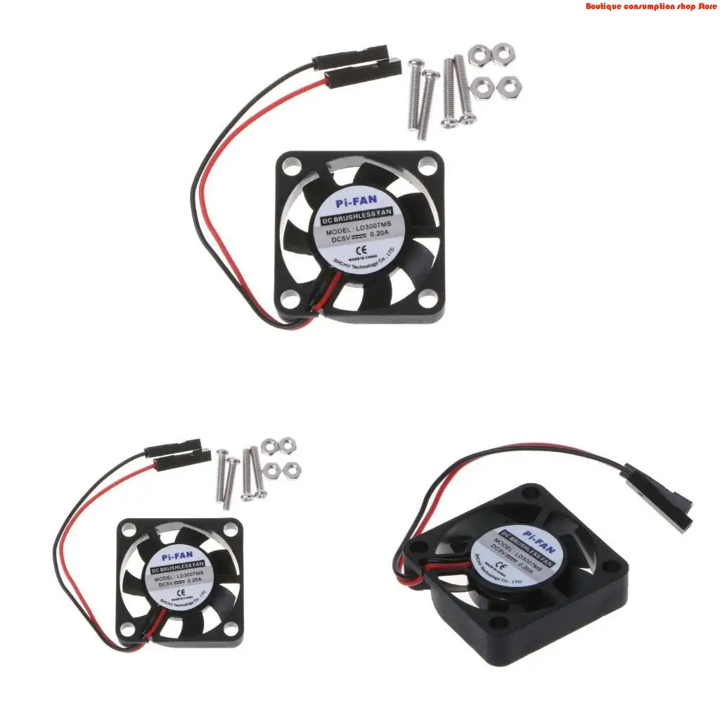 L9NA Brushless Fan for 3 2 LD3007MS 3CM Cooling 30mm DC3.3V/5V Cooler Fan 30X30X8mm Silent Radiator