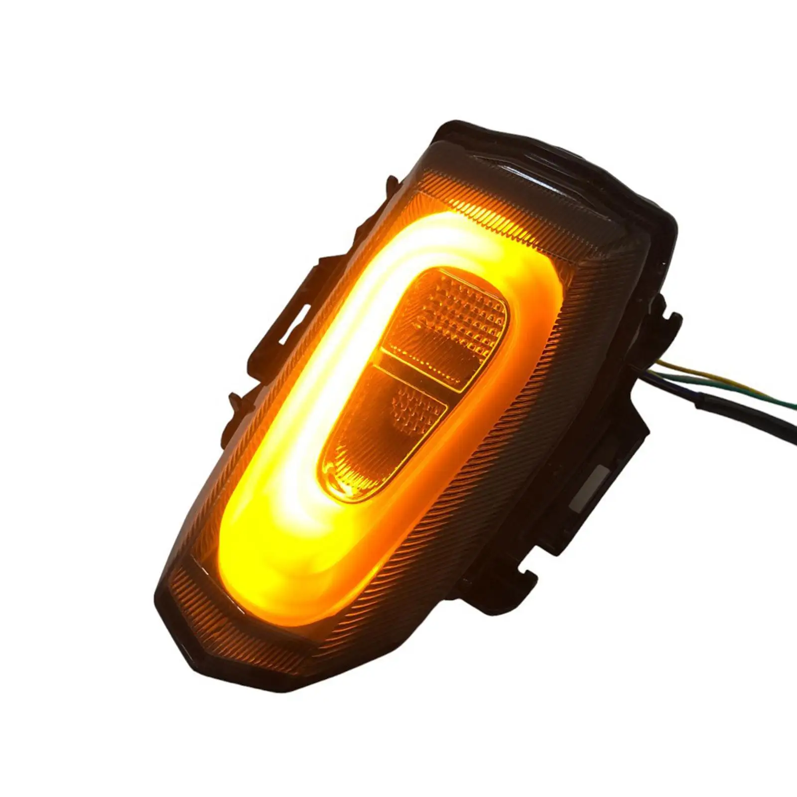 Motorbike Rear LED Tail Light ABS Material Custom Brake Running Lamp Turn Signal for Yamaha R15 V3 V4 R15M 2017-2023+