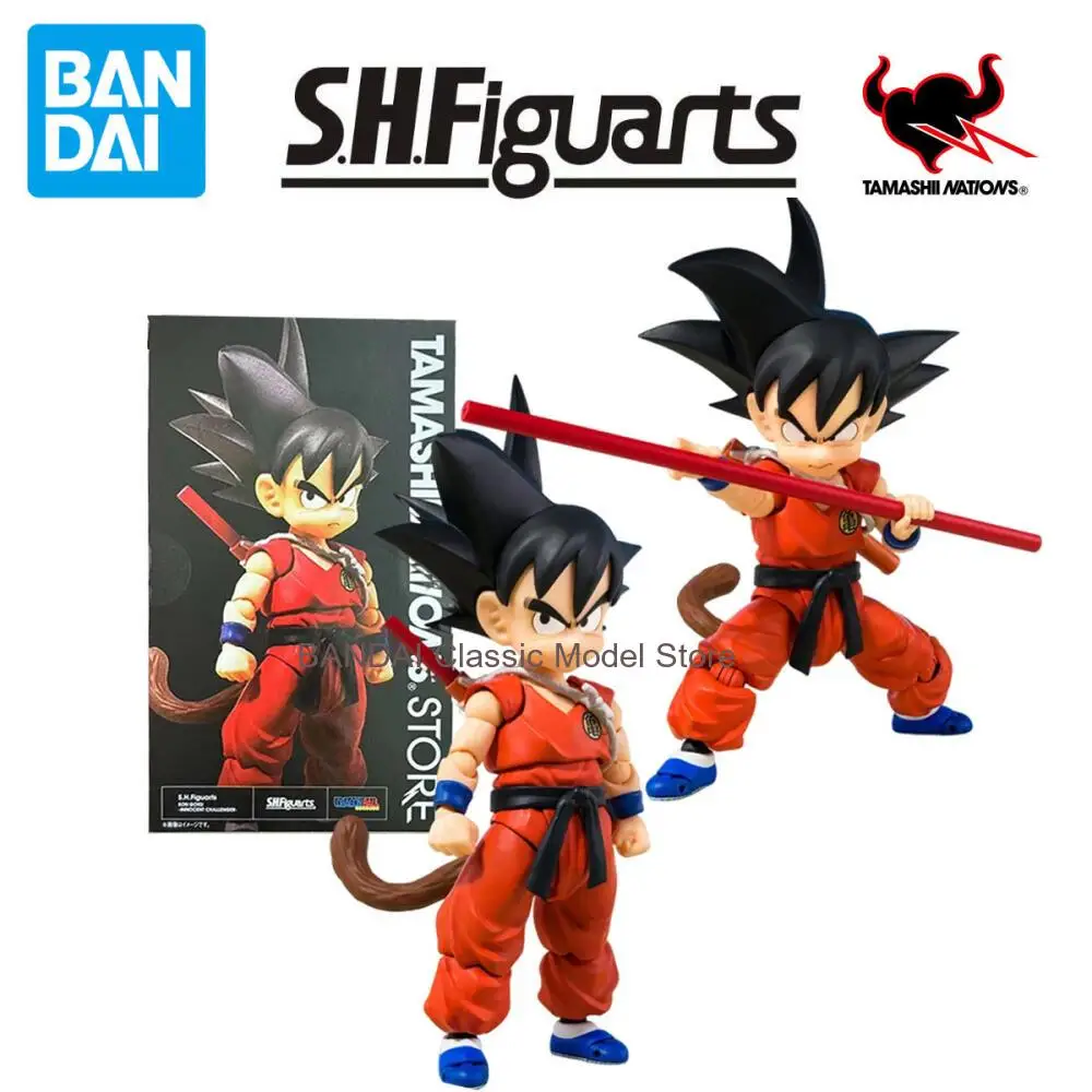 

Bandai Genuine Sun Wukong TNST Limited Edition SHF Dragon Ball Anime figure Anime Peripheral Action Figures Doll for Collectors