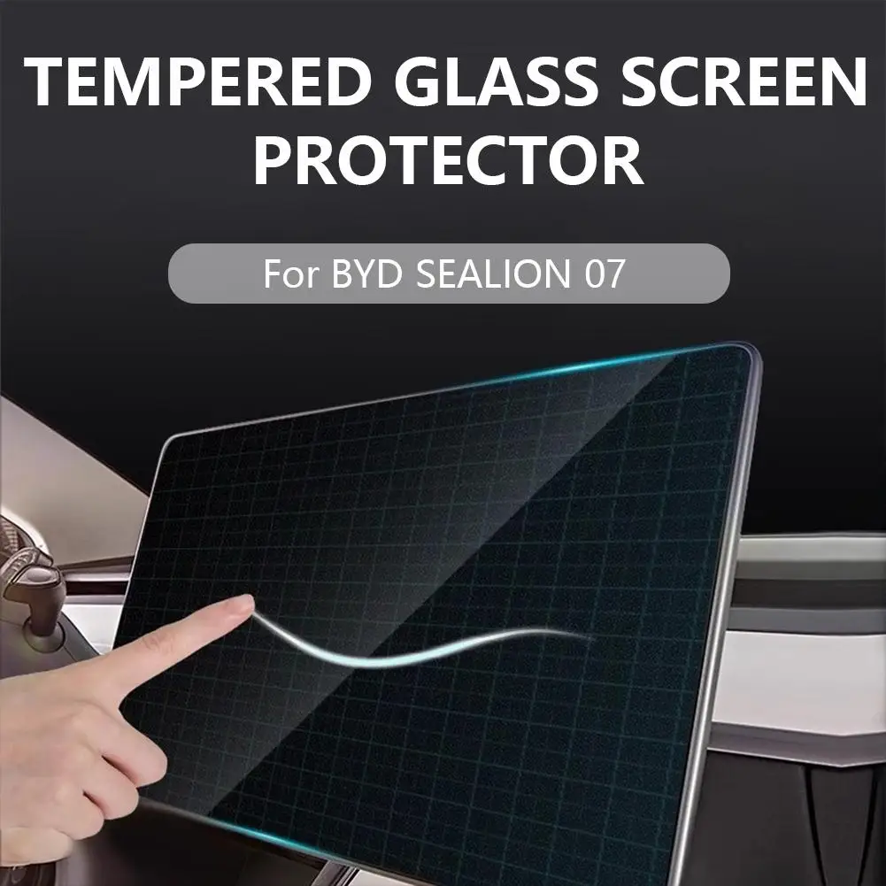 

Для моделей BYD SEALION 07 от 2024 до 2025. Автомобильные GPS-аксессуары, закаленная защитная пленка для экрана, стекло, царапинация, Resi R9S1
