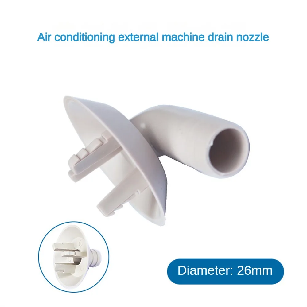 Air Conditioning Drain Nozzle Reliable Performance Diameter 26mm Three Grasp Water Outlet Air Conditioning Drainage Tool Parts