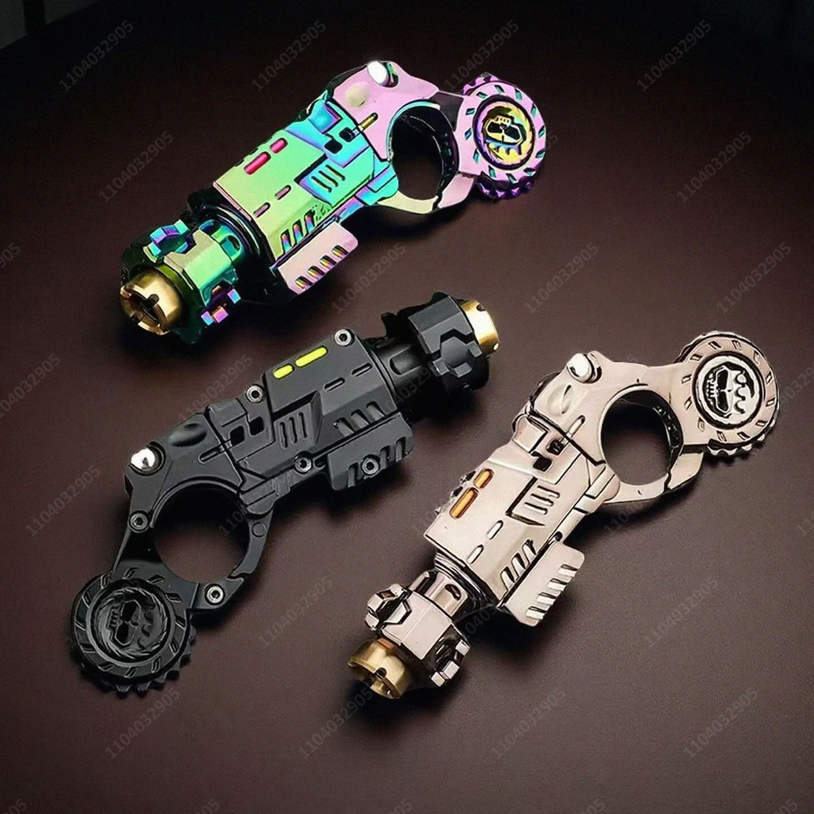 EDC Taktisches Pistolenspielzeug Fidget Spinner Auswerbares Muschelspielzeug Fidget Gear Gadget Stressabbau Anti-Angst-Spielzeug für Erwachsene Geschenk