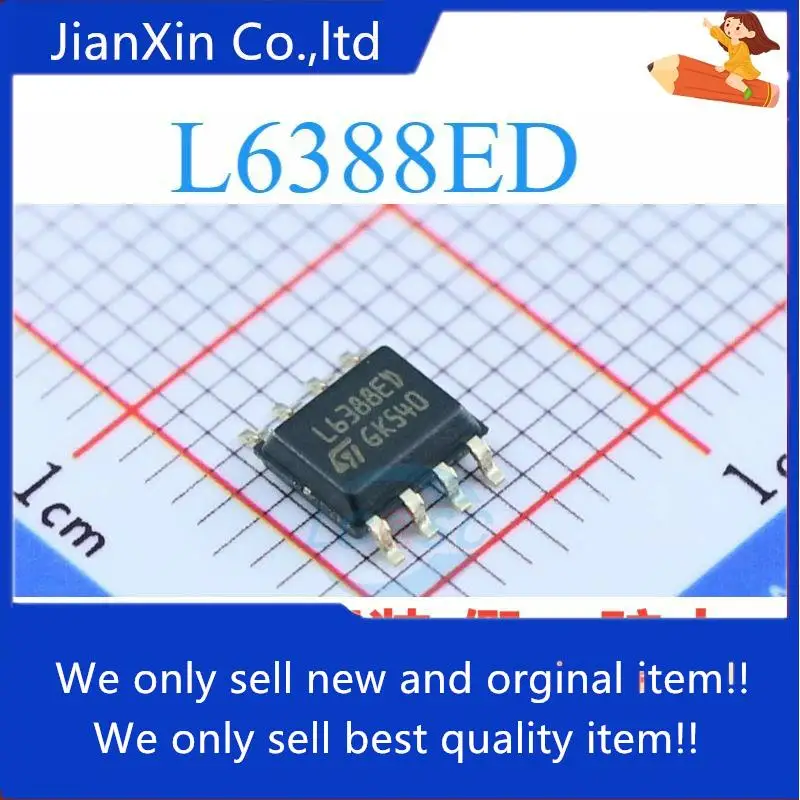 20Pcs 100% ต้นฉบับใหม่ L6388 L6388ED SOP8เท้า Bridge SMD IC