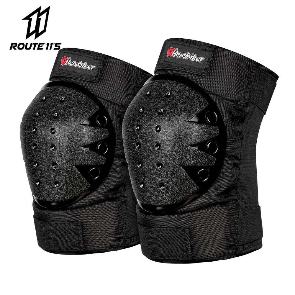 Motorcycle Riding Knee Pads Quick Release Buckle Long Knee Pads Outdoor Moto Knee And Elbow Pads CE Anti Fall Protective Equip