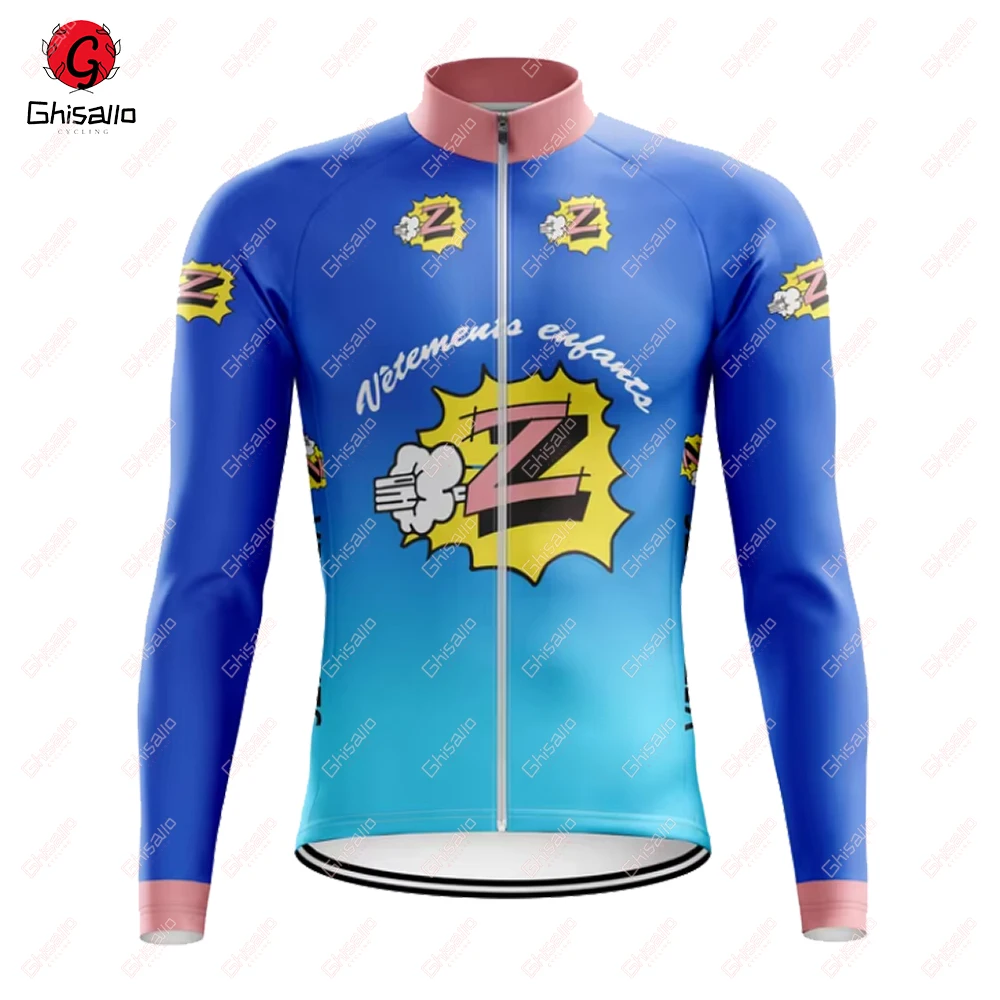 Retro Cycling Jersey for Men MTB Jersey, Bicycle Team Cycling Shirt, Long Sleeve Bike Wear, Premium Cycle Clothes, New, 8 Styles