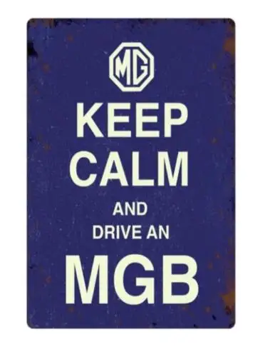 Metal Tin Signs Mgb…