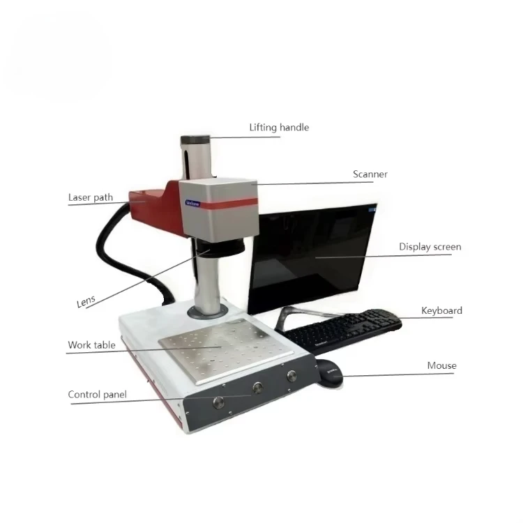 

Best Portable Mini 20W Fiber l ase r Marking Machine for Metal Jewelry