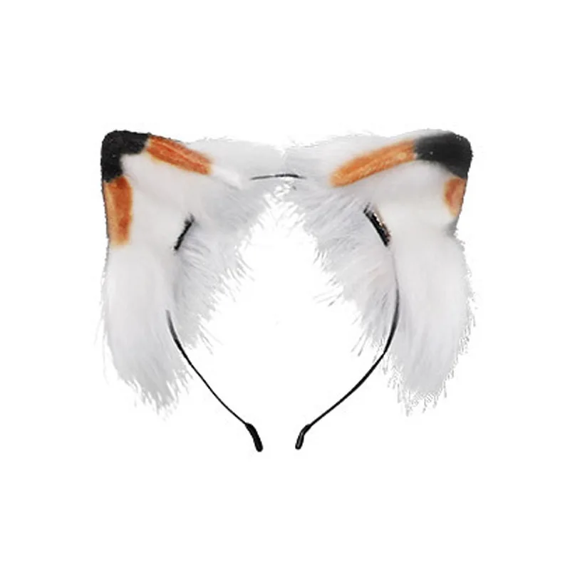 Sirolisa kawaii meninas de pelúcia bonito gato orelhas hairbands cosplay animal orelha headwear artesanal festa acessórios para o cabelo hoop novo