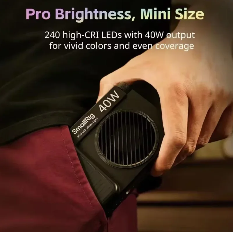 SmallRig RM 40C/25C جيب LED الفيديو الضوئي مع 4800mAh 55 دقيقة وقت التشغيل RGB الإضاءة لأوسع اللون 14 تأثيرات الإضاءة 5359 #1
