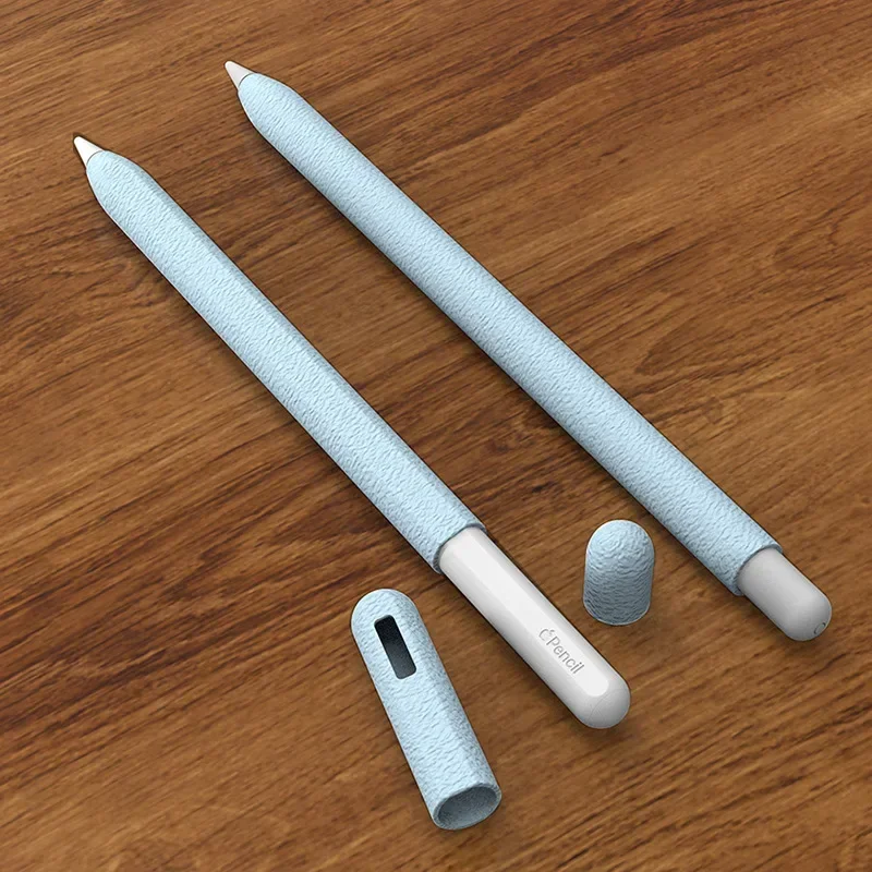 Feder mäppchen für Apfels tift 2. Generation Stift Stift weiche Silikon Funda Abdeckung Touch Tablet Zubehör für Apple Pencil2 Fall