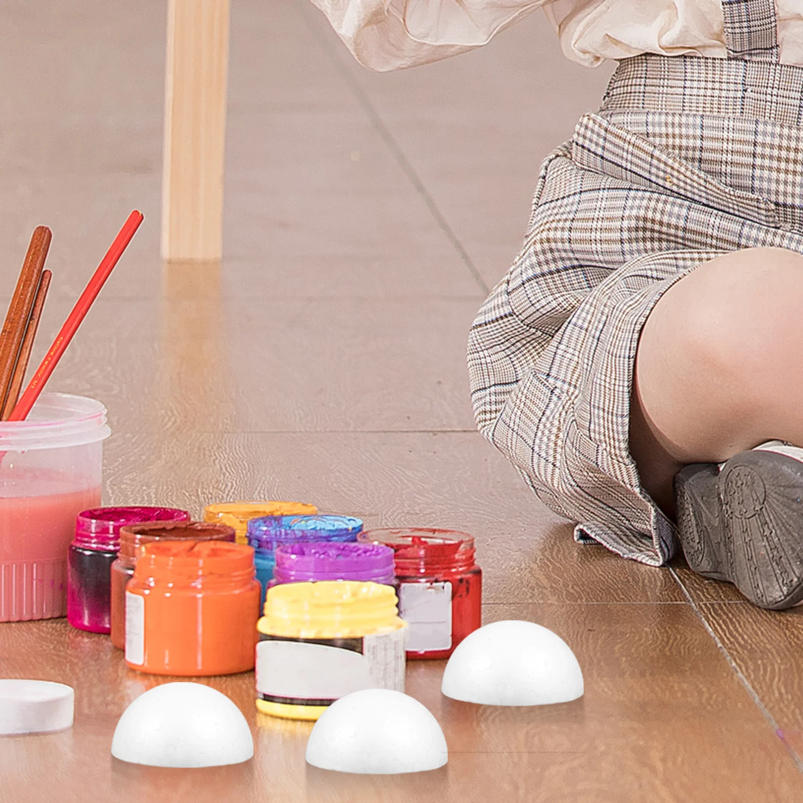 12 قطعة نصف كرات رغوية 5 سنتيمتر نصف الكرات خفيفة الوزن DIY بها بنفسك الحرف باقة الزفاف أصحاب ترتيبات الأزهار مشاريع اللوحة