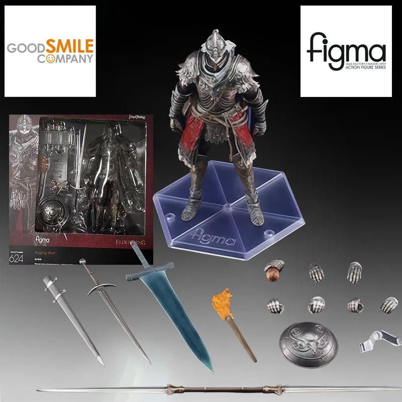 

Оригинальная аниме-фигурка GSC FIGMA # Фигурка Воина-Волка 624, 160 мм, коллекционная модель, игрушка для мальчиков, подарок, украшение