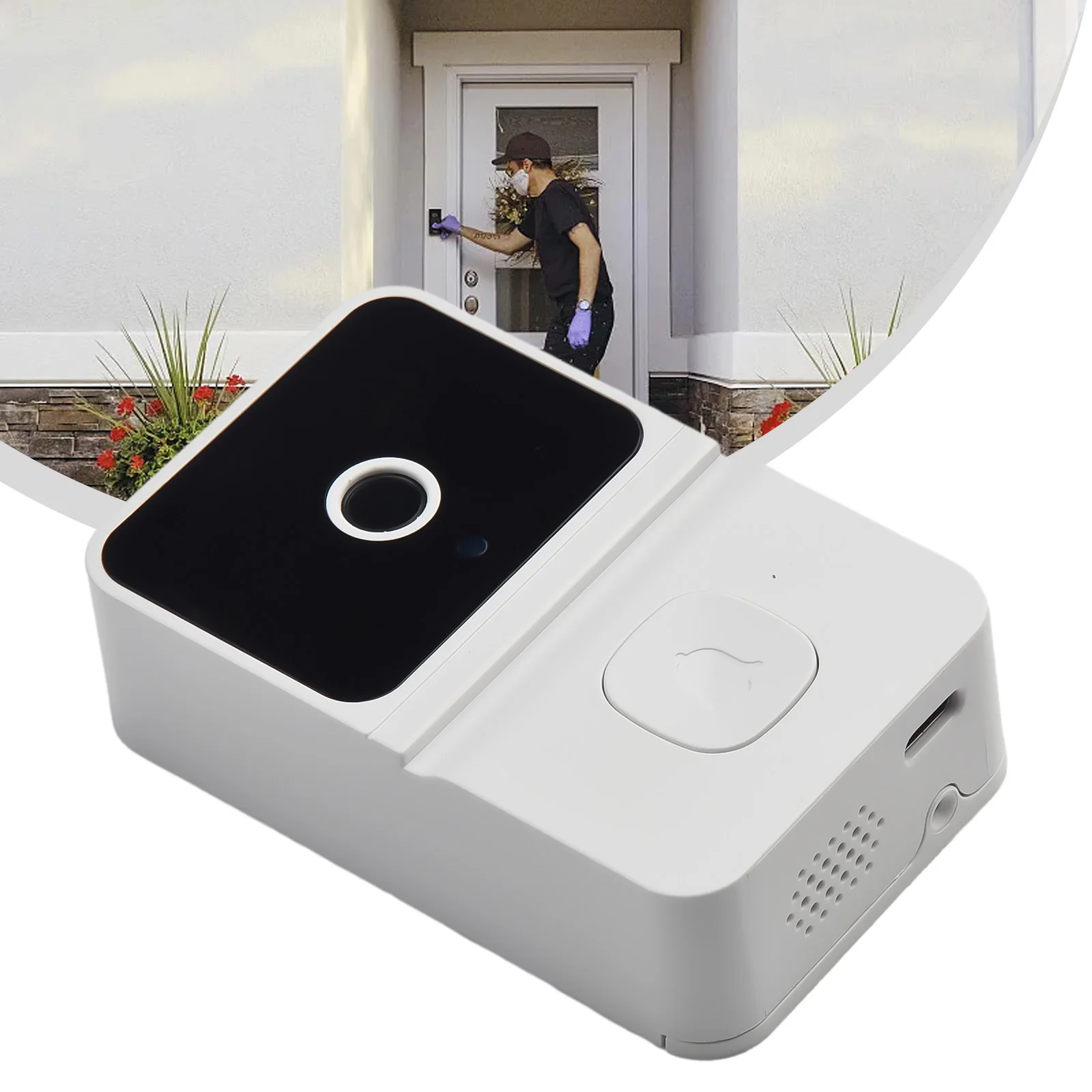 High Quality Brand New Doorbell Door Ring ABS Accessories Bell Camera Wireless DC5V/1A Intercom Phone Replacement Smart