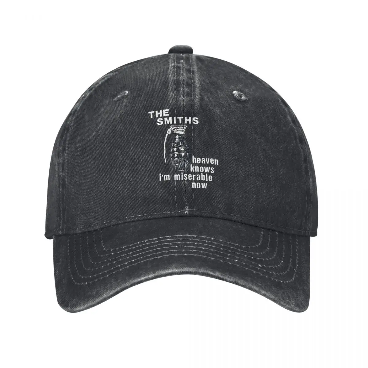 

The Smiths, Heaven Knows I'm Miserable Now, джинсовая шляпа Band Merch Легкие мужские шапки Мужская бейсболка