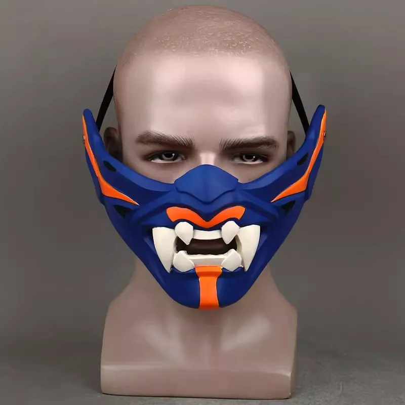 Game VALORANT Yoru Resin Masks Cosplay Costume Halloween Helmets Props Accessories