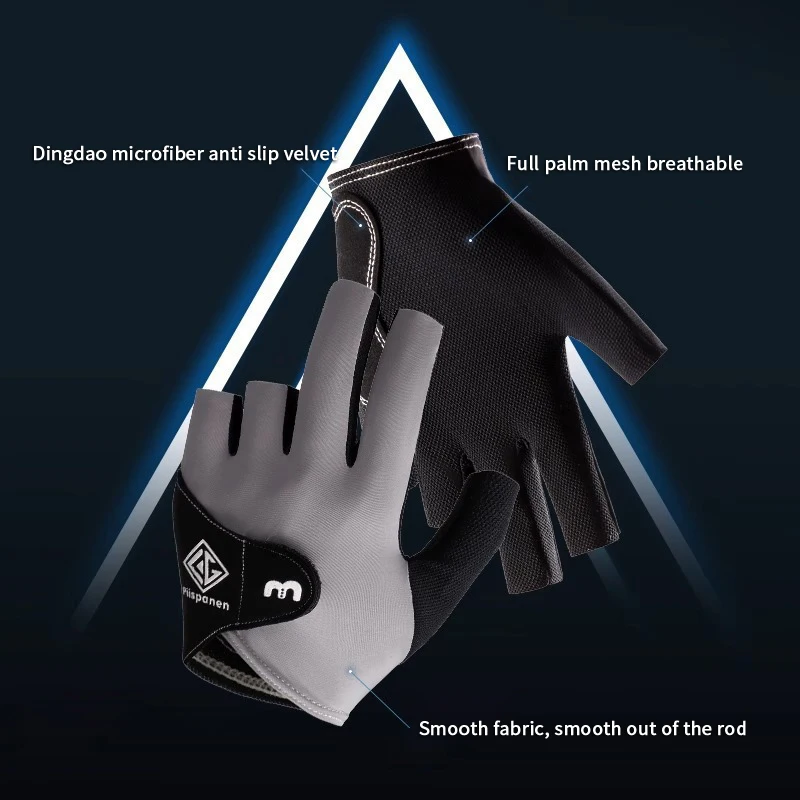 

1pc 3 Fingers Show For Left Hand Anti-slip Breathable Snooker Gloves Man Billiards Gloves Pool Gloves Billiards Accessories