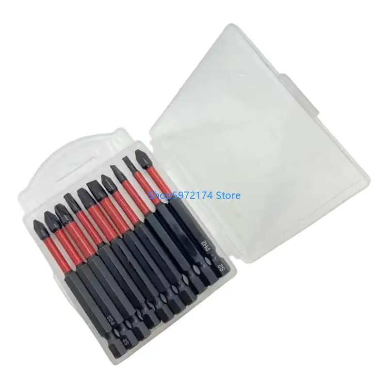 Y3NB AntiSlip Bit Set Durability Steel Screwdriver Bit For Home Repair Car Maintenance PH1/2/3 Size